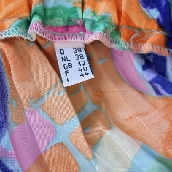 VINTAGE 80'S  pleated skirt - Picture 2 of 3